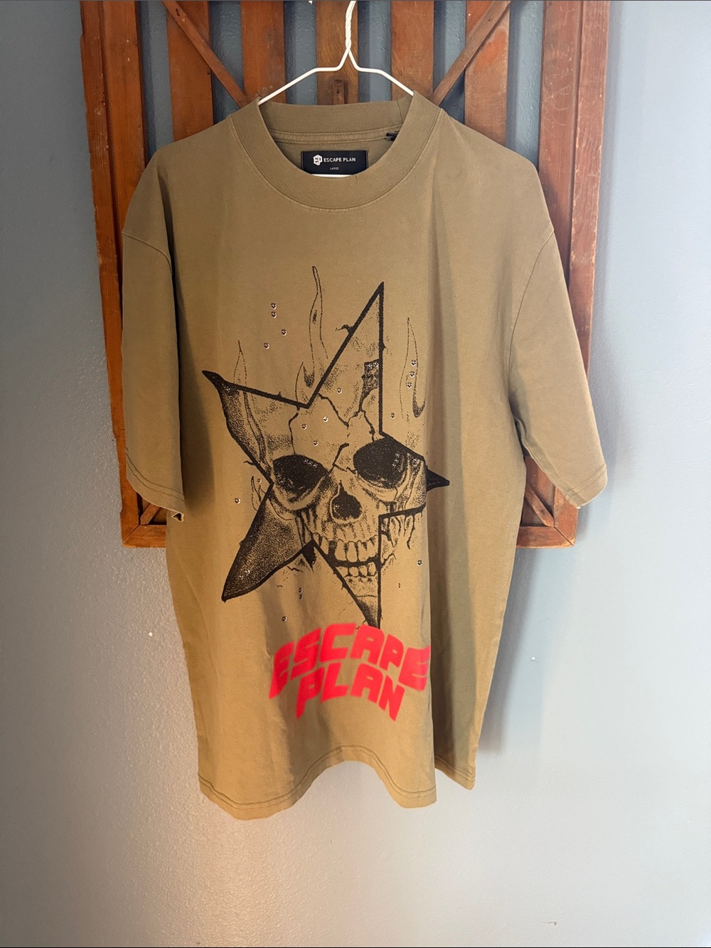 Olive Graphic Short-Sleeve Tee
